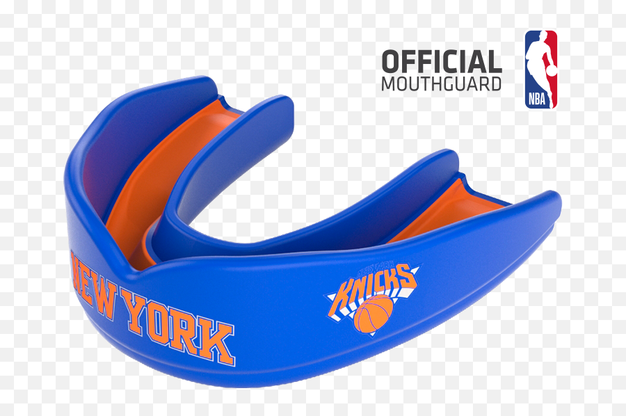 New York Knicks Nba Basketball Mouthguard - Nba Png,Knicks Logo Png