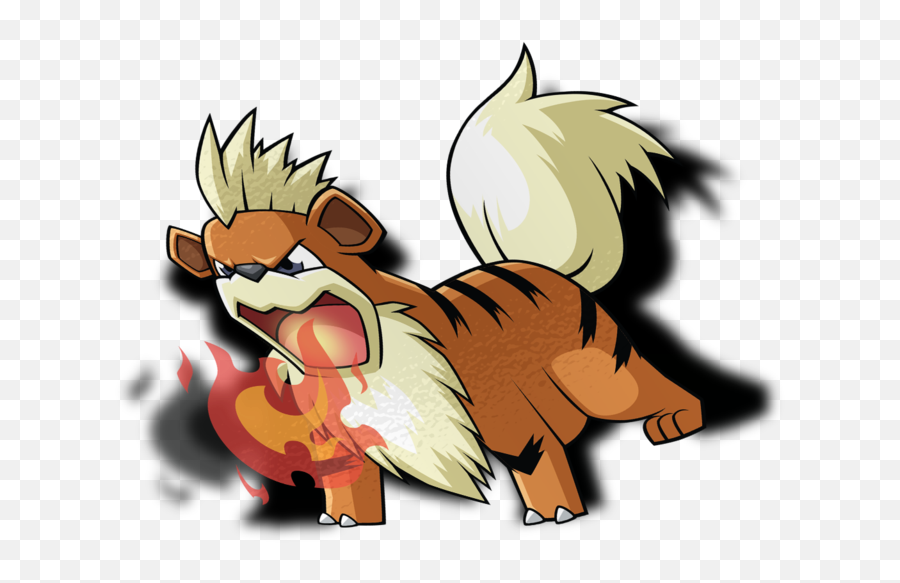 Growlithe Sticker - Cartoon Png,Growlithe Png