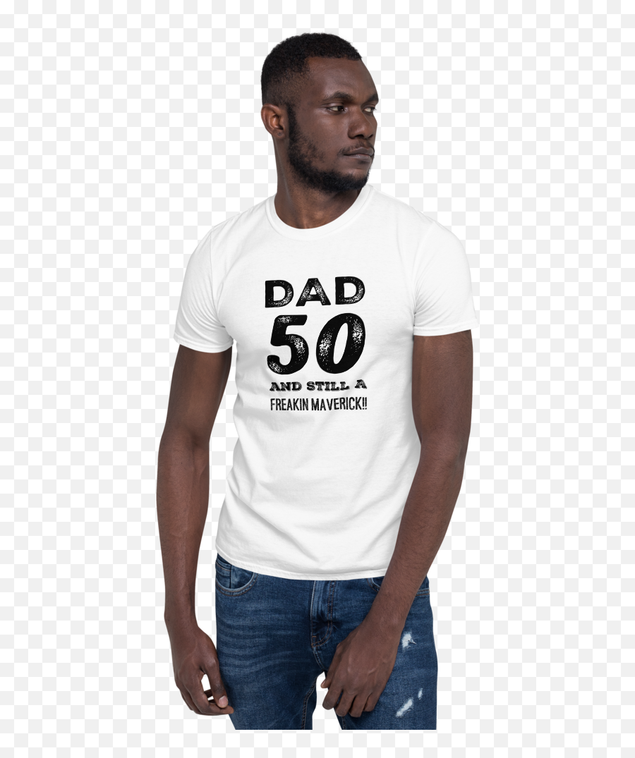 Dadu0027s 50th Birthday Short - Sleeve Mens Cotton Tshirt Dad 50 Covid 1984 Shirt Png,Maverick Logan Paul Logo