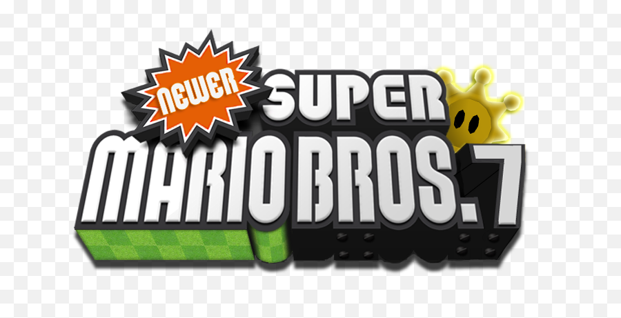 Download Logo Made By - Newer Super Mario Bros Wii Deluxe New Super Mario Bros Wii Rom Hacks Png,Super Mario Brothers Logo