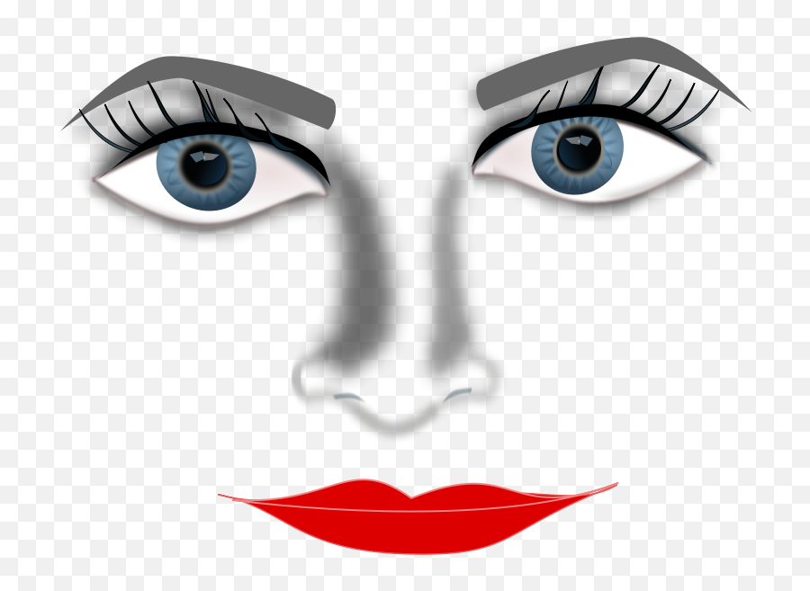 Eyes Nose Mouth Clipart Png Image With - Eyes Nose And Mouth Transparent,Nose Clipart Png