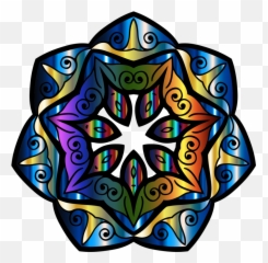 Mandala Floral Design - Clip Art Png,Mangekyou Sharingan Png