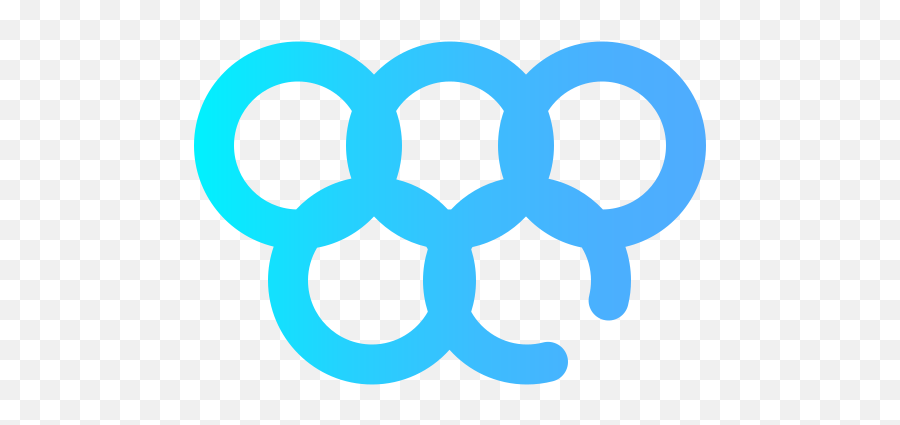 Olympic Rings - Sports Icon Black And White Png,Olympic Rings Transparent