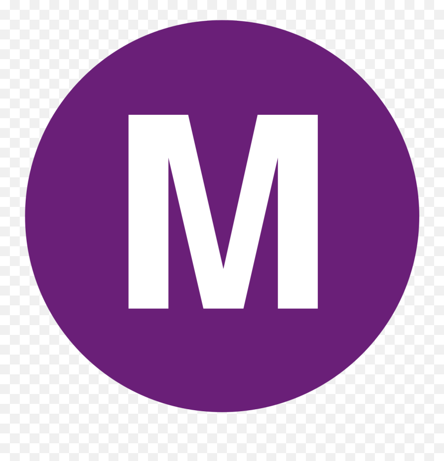 Logo Metro De - Subway M Line Logo Png,M Logo