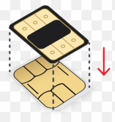 What Is A Microchip U0027sim Sticker - Sim Card Png,Microchip Png