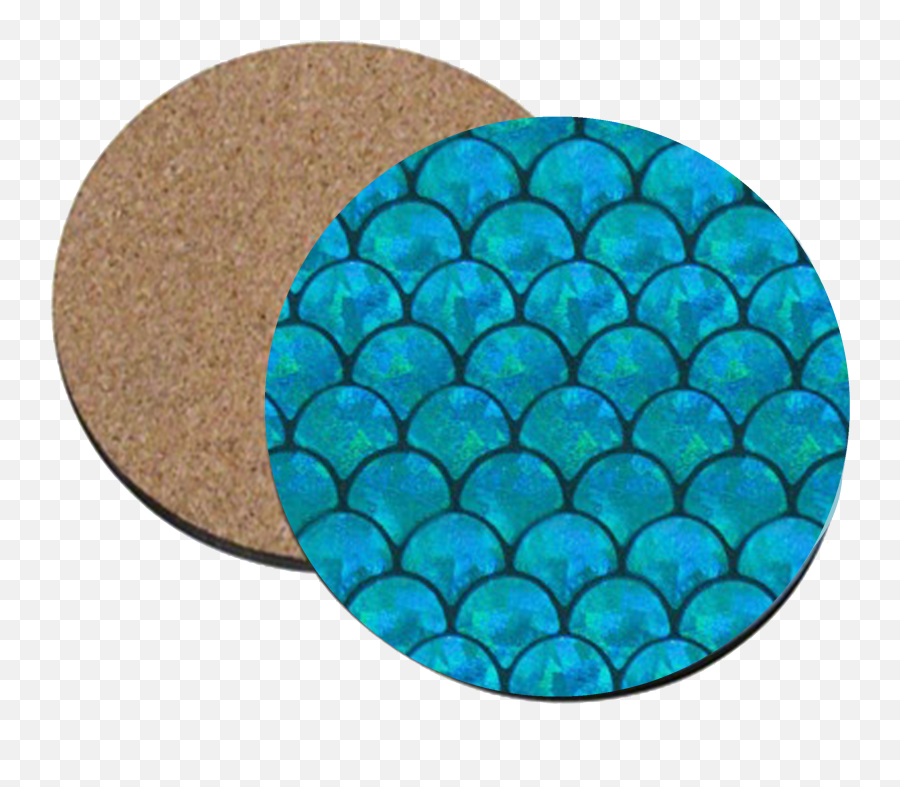 Mermaid Scales Coaster - Circle Png,Mermaid Scales Png