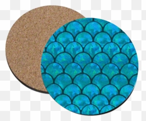 Mermaid Scales Coaster - Circle Png,Mermaid Scales Png