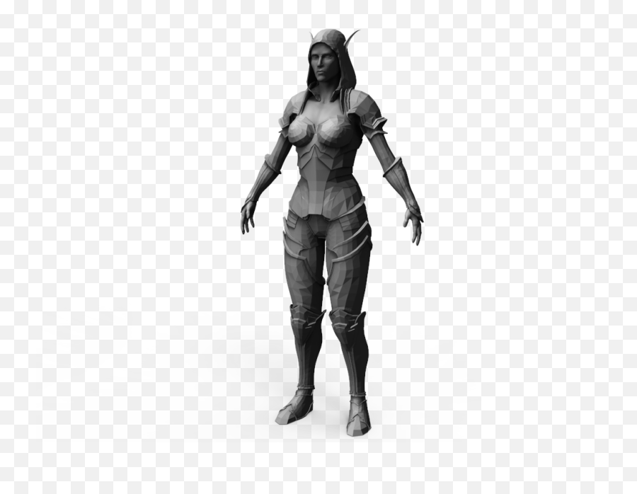 Wip Sylvanas Windrunner U2014 Polycount - Figurine Png,Sylvanas Png