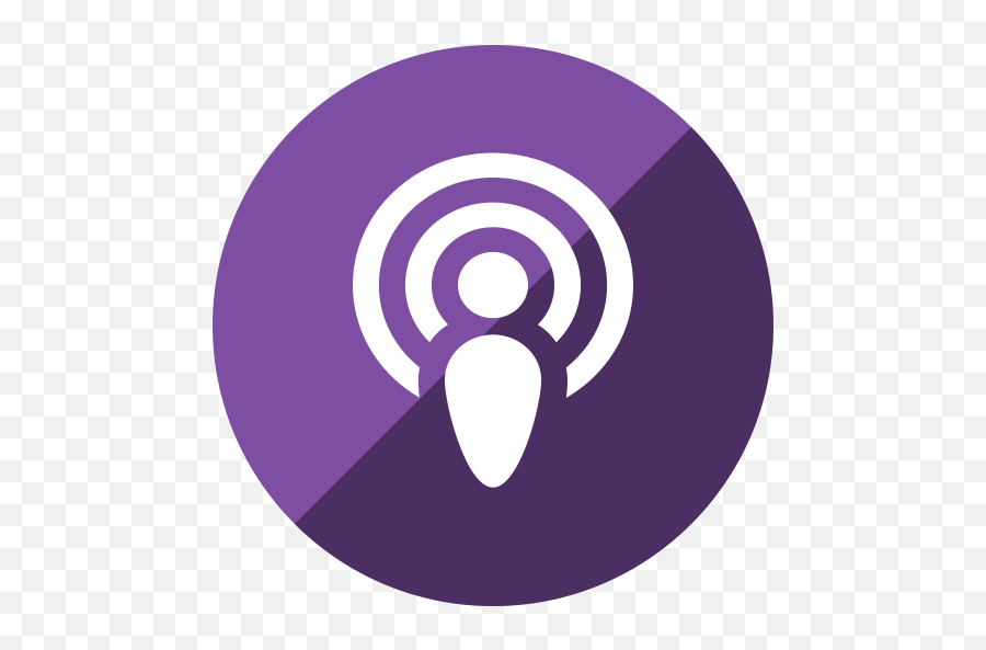 Podcast Icon - Apple Podcast Icon Png,Apple Podcast Logo Png