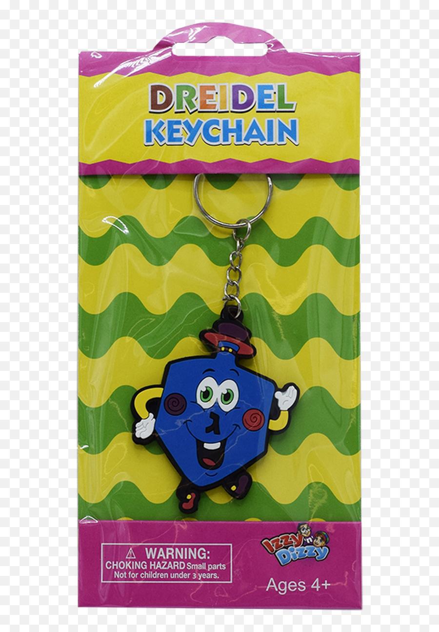 Hanukkah Dreidel Rubber Keychain - Playmat Png,Dreidel Png