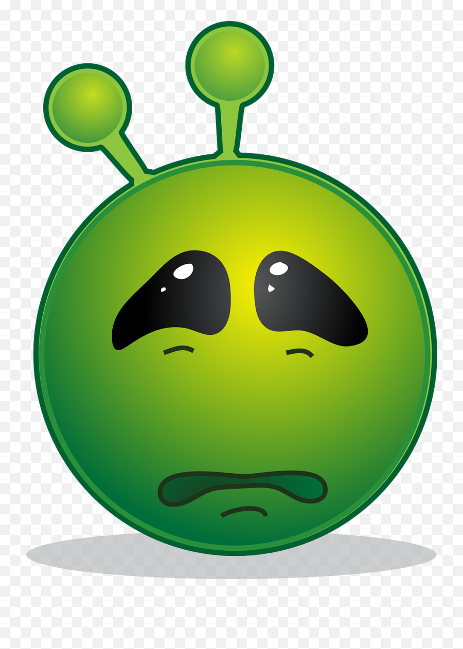 Alien Smiley Emoji - Alien Sad Png,Alien Emoji Png
