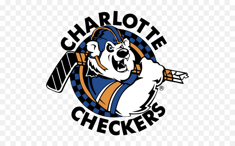 Charlotte Checkers Logo Png Transparent - Charlotte Checkers Old Logo,Checkers Png