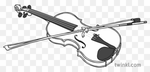 Viola Black And White Illustration - Twinkl Viola Ilustración Png,Viola Png