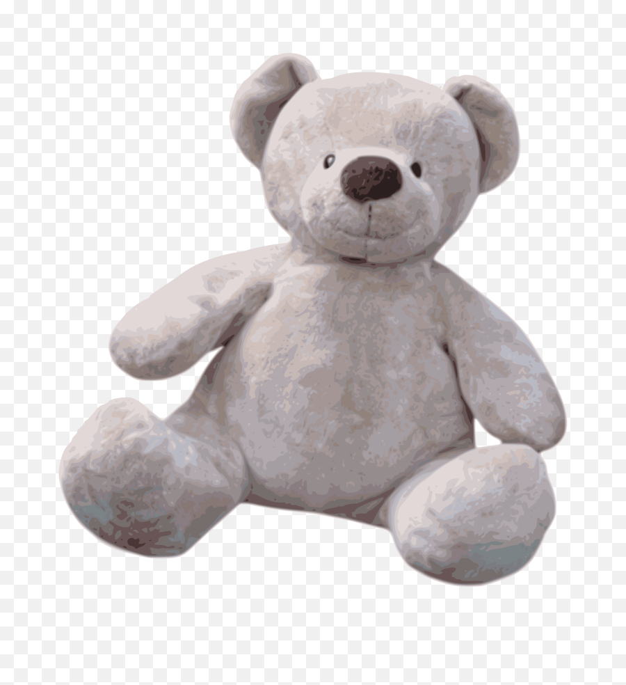 Toy Carnivoran Stuffed Png Clipart - Transparent White Teddy Bear Png,Stuffed Animal Png