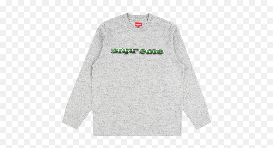 Supreme Chrome Logo Ls Top Png