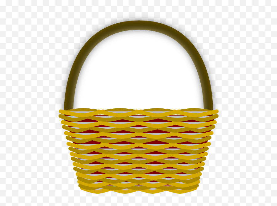 Door Basket Clip Art - Storage Basket Png Download Full Basket,Picnic Basket Png