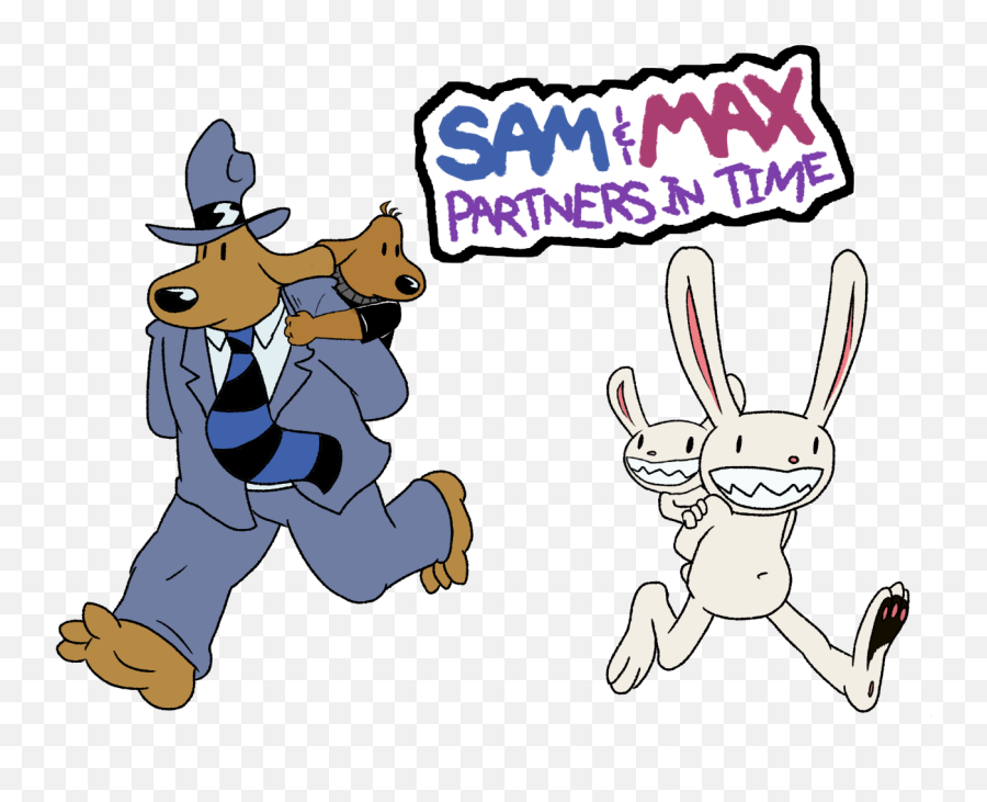 A Combo Of Two My Favorite Games - Sam And Max Human Png,Luigi Transparent