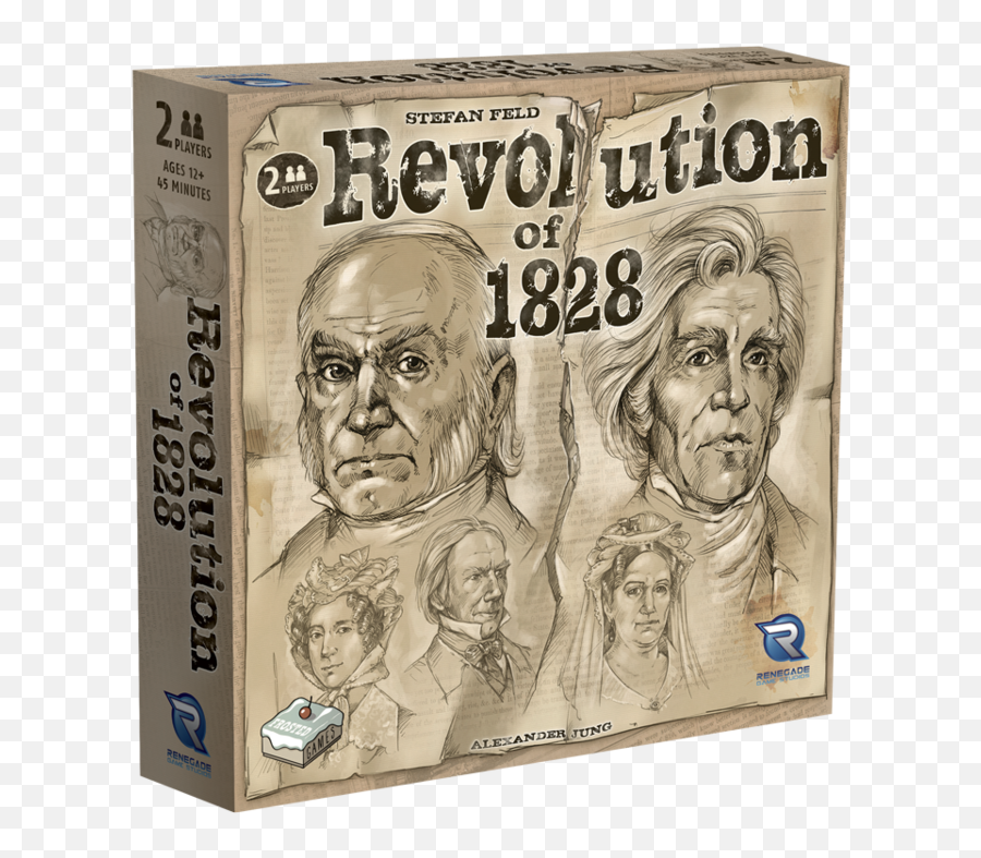 Revolution Of 1828 Renegade Game Studios - Revolution Of 1828 Board Game Png,Andrew Jackson Png