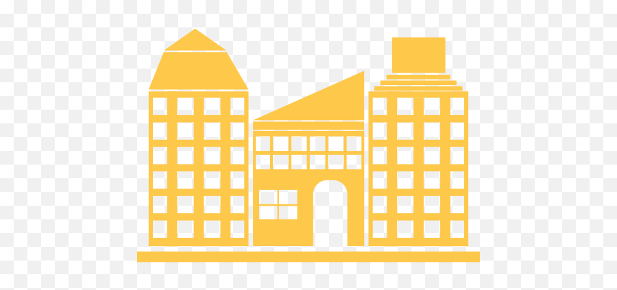 Building City Hotel Office Icon - Office Icon Yellow Png,Office Building Png