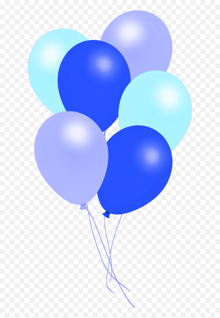 Balloon Clipart - Transparent Blue Balloons Png,Up Balloons Png