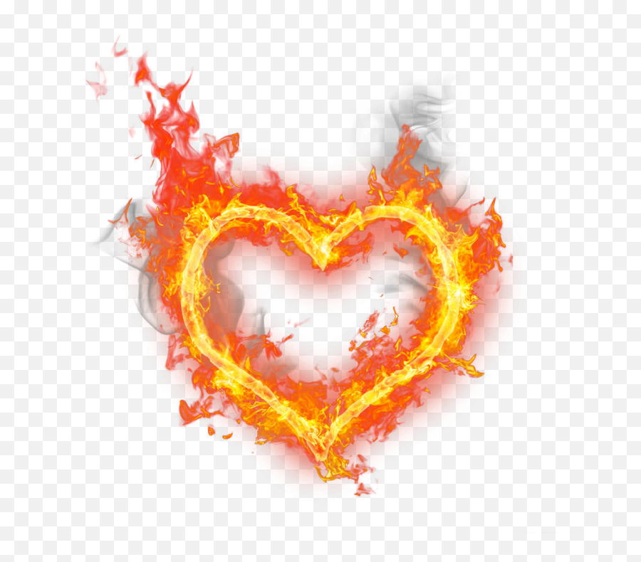 Download Free Png Fire Heart Burning - Png Fire Full Hd,Png Images Download