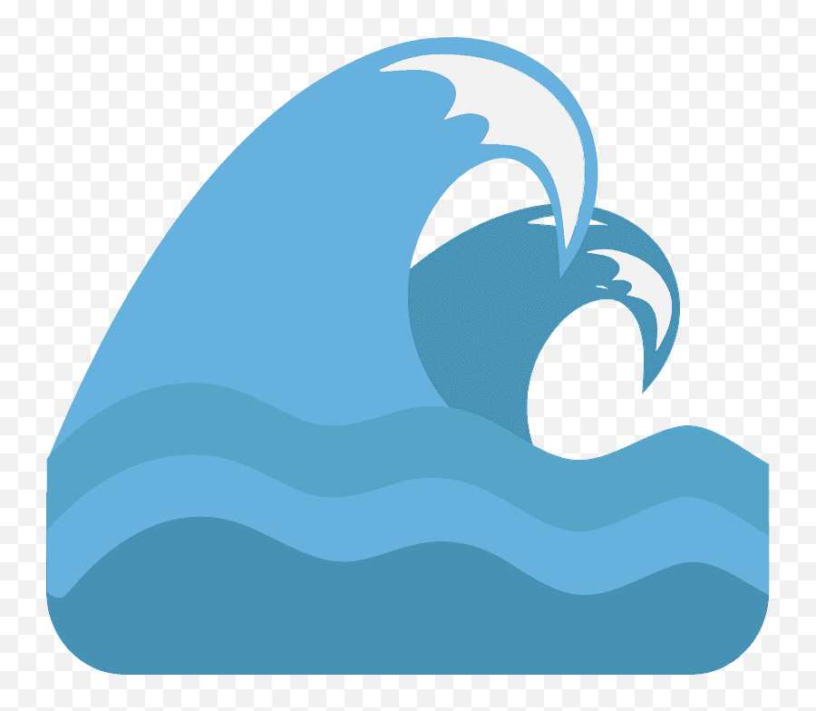 Water Wave Emoji Clipart - Onda Moana Baby Png,Water Emoji Png