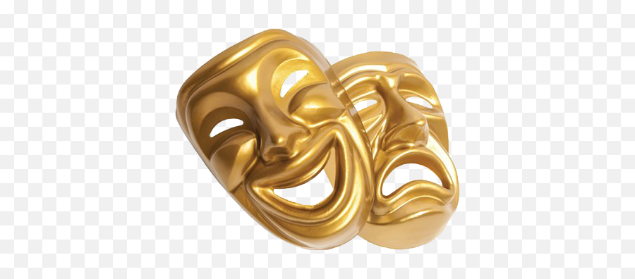 Masque Png Images - Gold Drama Mask Png,Acting Png