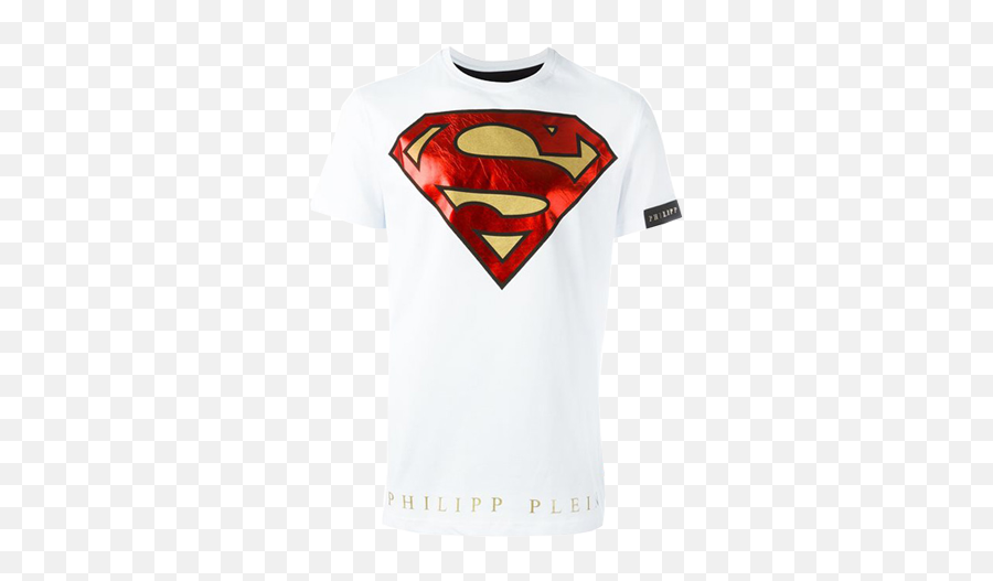 Phillipp Plein Superman Logo T - Shirt Blingby Philipp Plein Superman Shirt Png,The Superman Logo