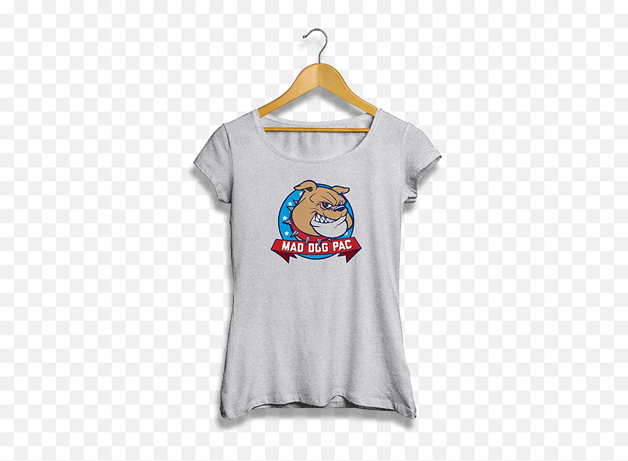 Ladies Maddog Logo T - Shirt Cartoon Png,Mad Dog Png