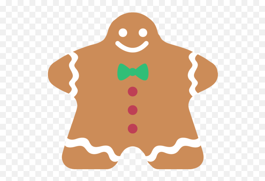 Meeple Coaster - Gingerbread Man Clip Art Png,Gingerbread Man Png
