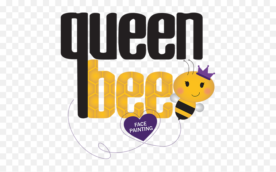 Queen Bee Face Painting - Graphic Design Png,Queen Bee Png