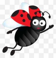 Ladybird - Flying Bird Clipart png