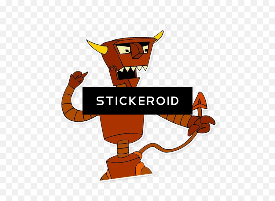 Download Diablo Bender Hd Png - Robot Devil,Futurama Logo