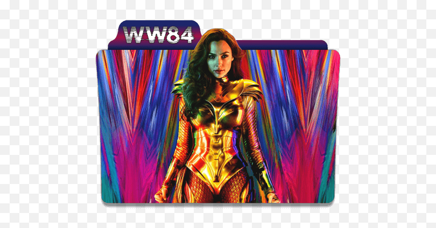 Wonder Woman 2020 Folder Icon - Designbust New Wonder Women 1984 Poster Png,Wonder Woman Transparent