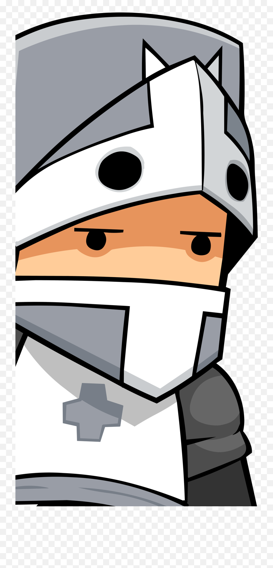 Download Hd Open - Faced Gray Knight Castle Crashers Gold Castle Crashers Open Faced Gray Knight Png,Knight Transparent