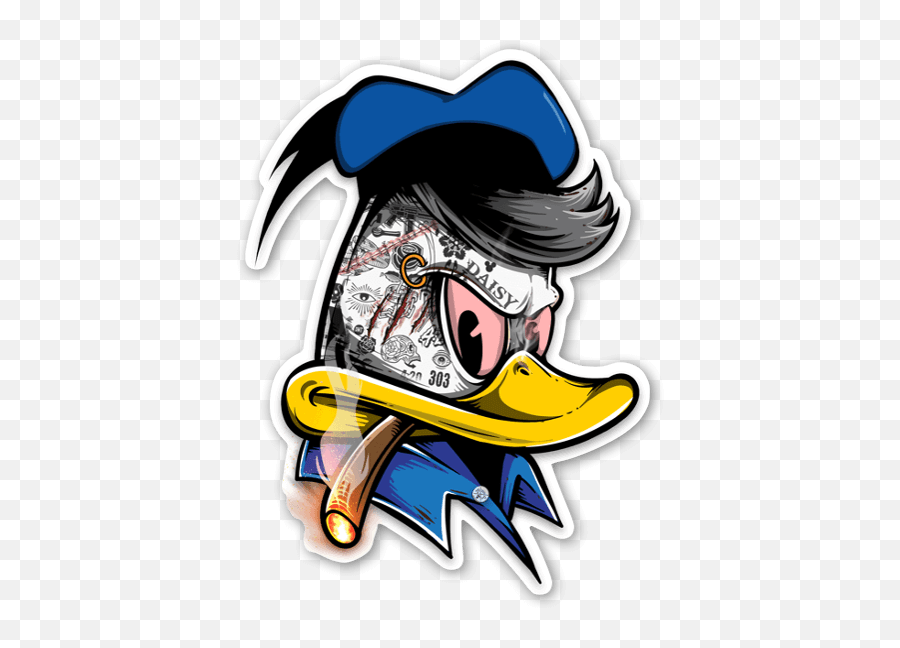 Badass Donald - Stickerapp Badass Donald Duck Png,Badass Png