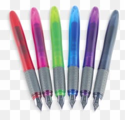 Splendid Fountain Pen Purple - Pens Clipart Full Se Of png