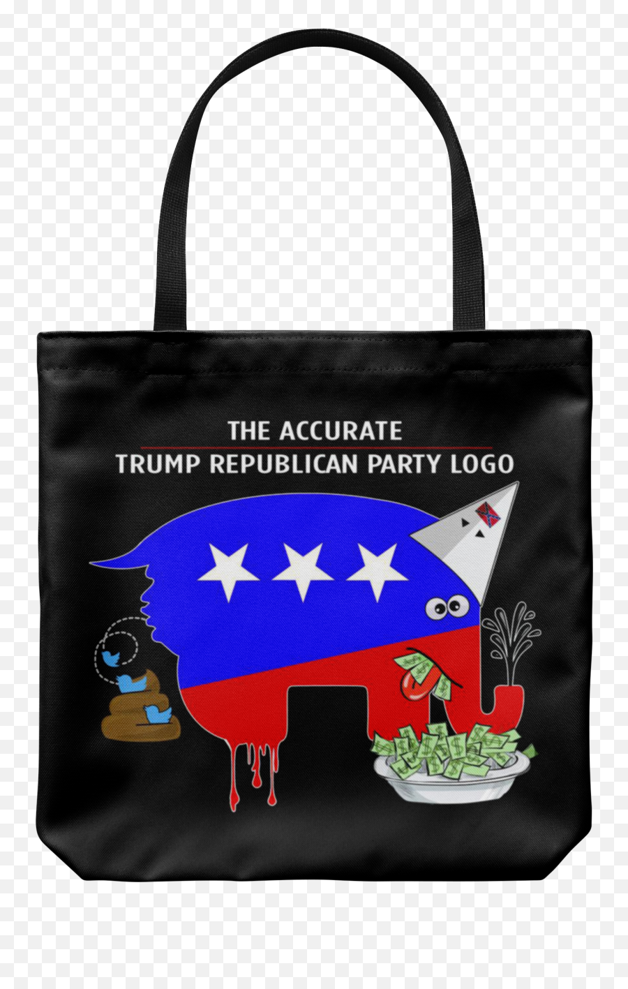 The Accurate Trump Republican Party Logo Tote Bag - New Republican Party Logo Png,Republican Symbol Png
