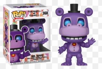 Freddy Fazbearu0027s Pizzeria Simulator - Mr Hippo Pop Vinyl Figure Funko Pop Five Nights At Mr Hippo Png,Freddy Fazbear Png