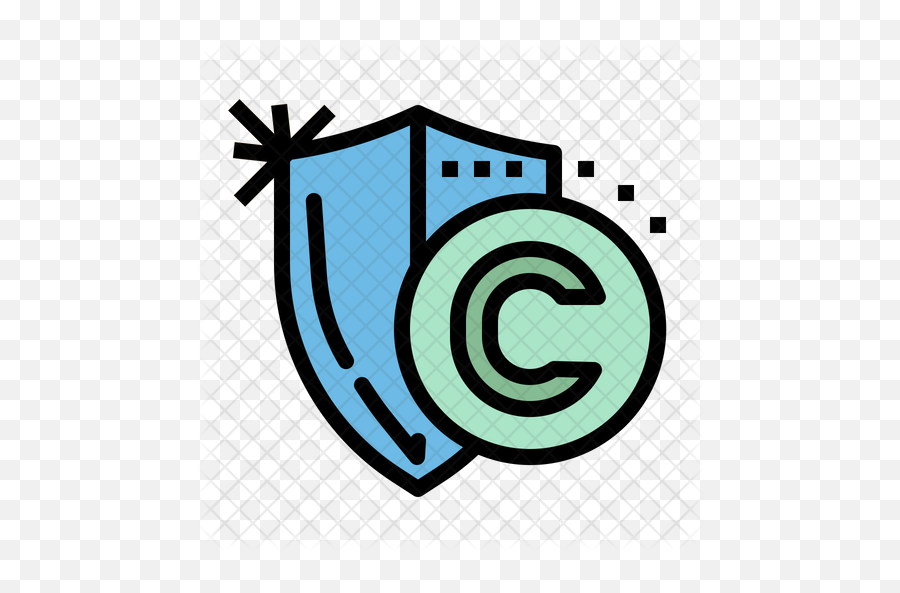 Copyright Shield Icon - Spiral Png,Shield Outline Png