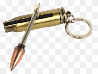 Bullet Keychain With Fire Starter - Fire Starter Keychain png