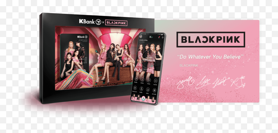 Blinks Can Get New Blackpink Visa Debit Cards - Kbank Blackpink Png,Blackpink Png