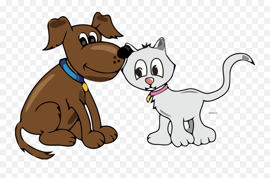 Clipartlycom U2013 Page 35 Free Best And Quality Clipart Download - Dogs And Cats Cartoon Png,Cat Clipart Transparent