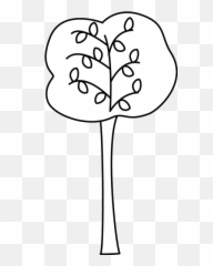 Tree Black And White Clip Art Trees - Dot Png,Tree Clipart Black And White Png