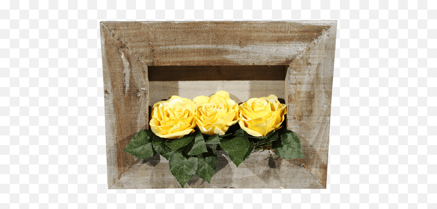 Silk Yellow Rose Frame - Picture Frame Png,Rose Frame Png