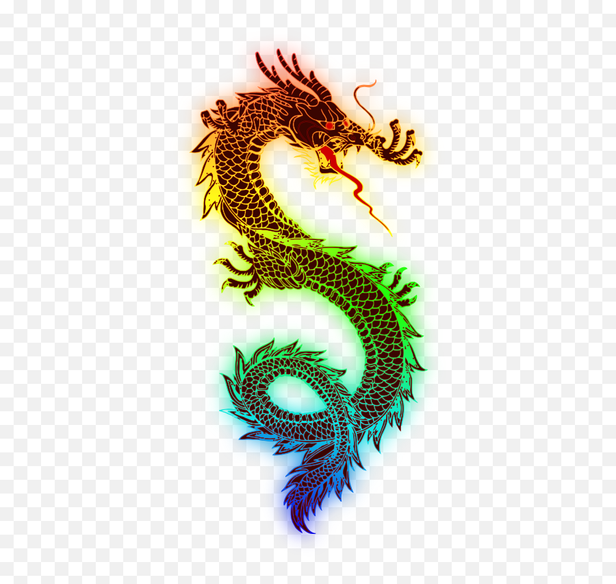 Rainbow Dragon Png Clip Arts For Web - Rainbow Dragon Tattoo,Dragons Png