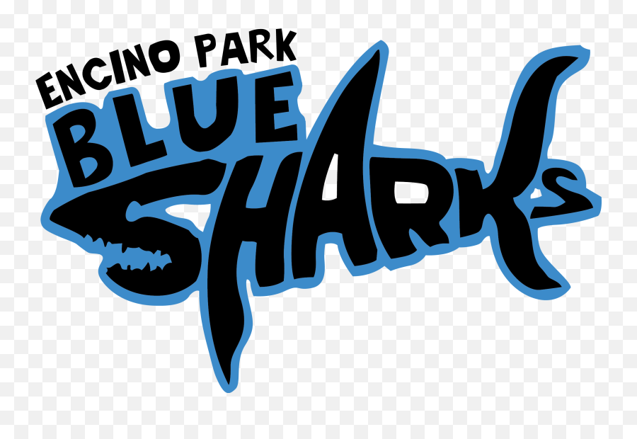 Home - Encino Park Blue Sharks Logo Blue Shark Cartoon Png,Shark Logo Brand