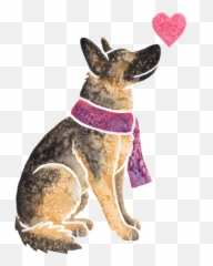 Watercolour German Shepherd Dog Unisex Tank Top By - German Shepherd T Shirt Png,German Shepherd Transparent