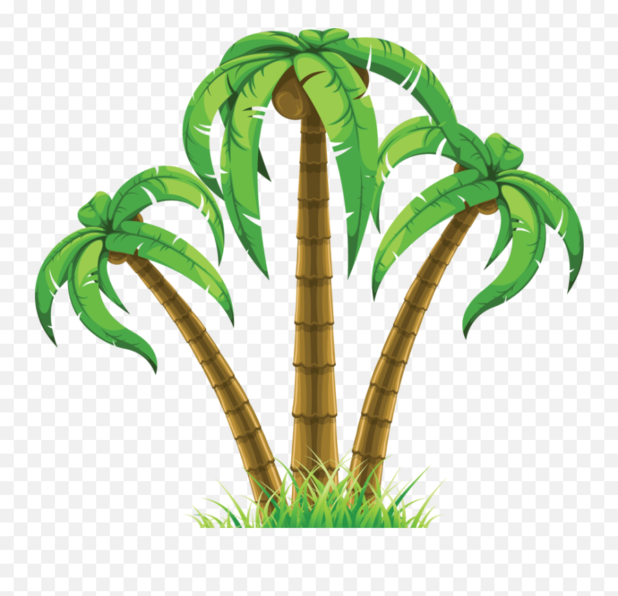 Palm Tree Vector Art Free - Palm Tree Clip Art Png,Palm Tree Vector Png