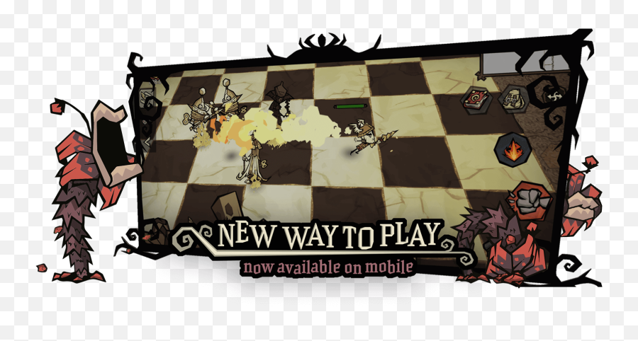 Welcome To The Donu0027t Starve Newhome Closed Beta Test - Checkerboard Coffee Table Milo Png,Don't Starve Together Logo